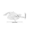 2026 Best!! 2Pcs Women's Novelty Tea Party Hats Beret Shape Headband for Stage Performances with Romantic Design in White