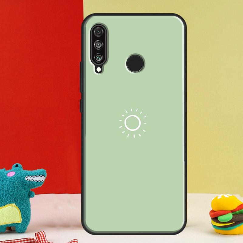Зеленая эстетика Для Huawei Nova 12s 12i 11i 8i 9 10 SE Y91 Y90 Y60 Y70 Y72 Y61 P20 P40 P30 Lite P60 Pro Чехол