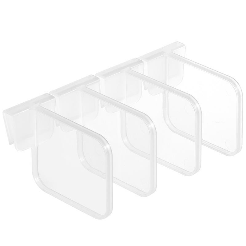 Adjustable Refrigerator Divider Clips - Door Organizer & Small Buckles for Universal Drawer Storage