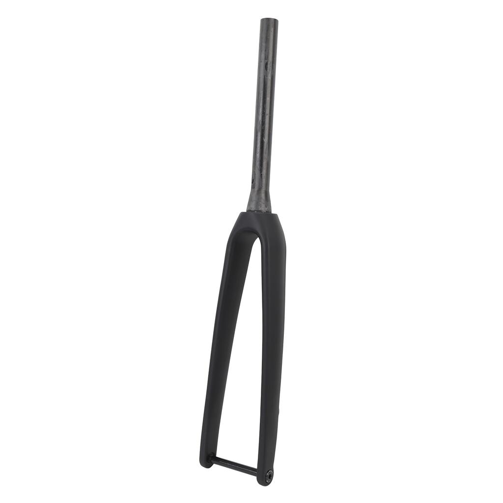 Cycling Front Fork 3K T800 Carbon Fiber 100x12mm Thru Axle 1 1 8 Inch Diameter 45mm Offset Flat Disc Brake Front Fork