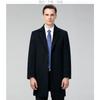 High-end Cashmere Coat Men's Autumn and Winter Middle-aged Casual Windbreaker Mid-length Suit Collar Dad Thick Woolen Coat