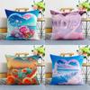 Ocean Beautiful Love Pillowcase Dormitory Decoration Office Living Room Home Pillowcase