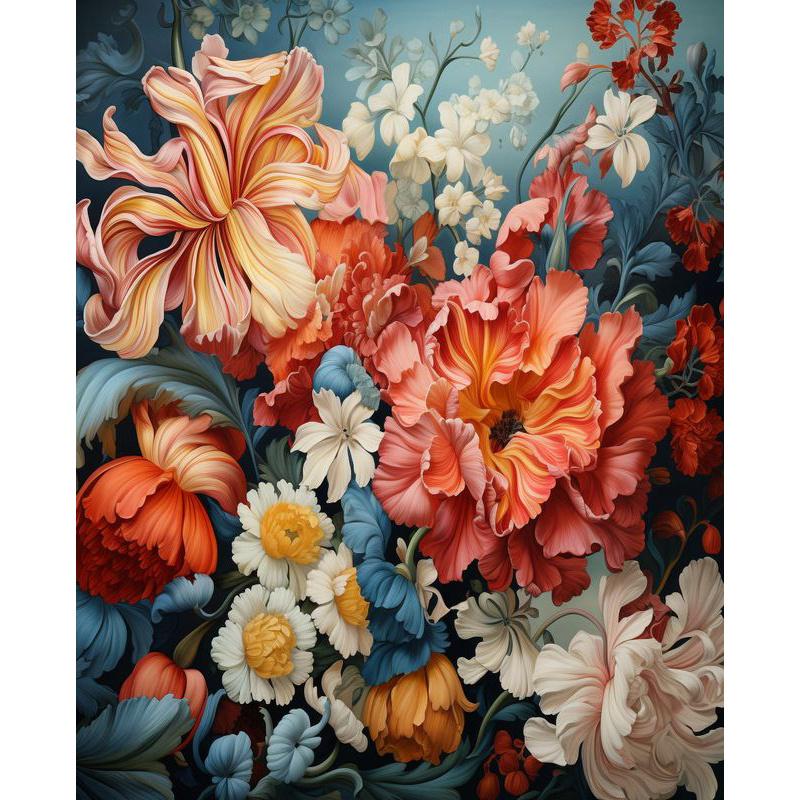 5D Полная круглая алмазная картина Цветок Роза DIY Вышивка Наборы Современные ромашки Изделия ручной работы для интерьера Домашний декор