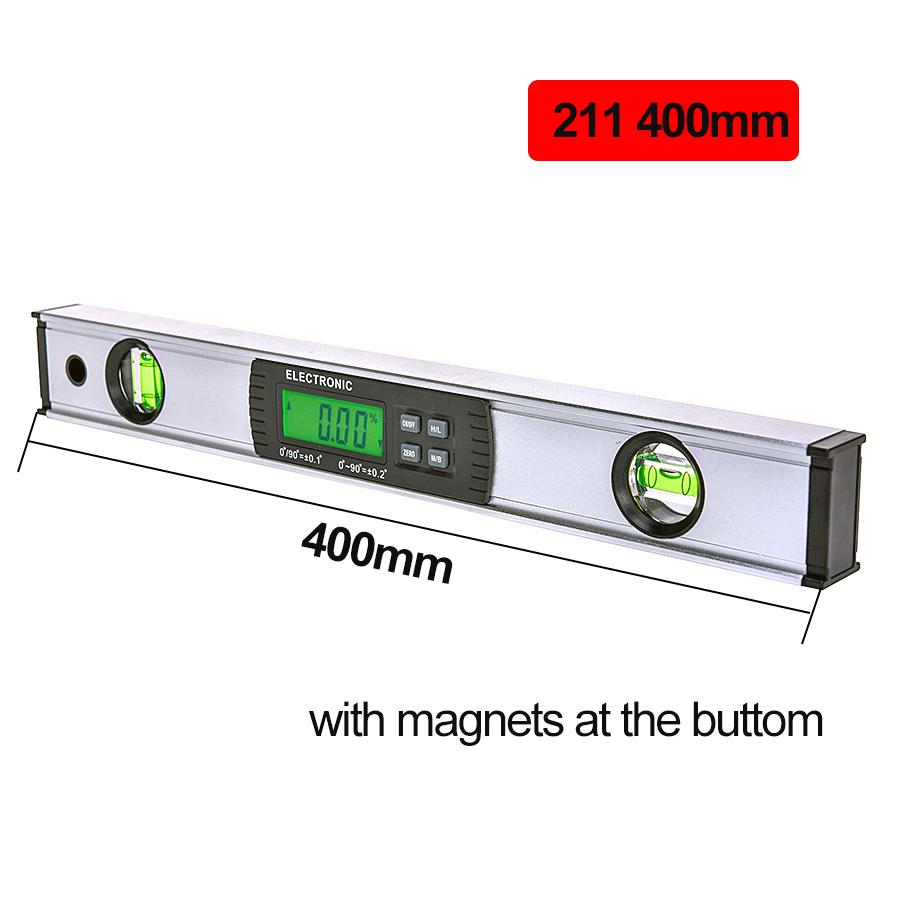 Цифровой угломер, электронный уровень, угломер на 360 градусов, с магнитами, тестер угла наклона уровня, линейка 300/400 мм