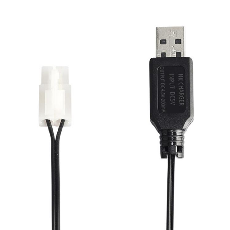 Зарядные устройства USB для аккумуляторов NiMh/NiCd 4,8 В 200 мА с разъемом KET-2P и USB-кабелем