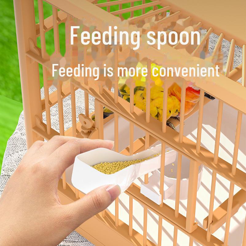 Large Breathable Outdoor Bird Cage Villa - Portable and Spacious Bird Home