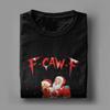 Men's T-Shirt Funny F-Caw-F Santa Riding Chicken Christmas Fcawf Funny Cotton Tee Shirt Short Sleeve T Shirts Clothes Summer