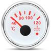 40~120℃ 52mm Water Temperature Gauge+Sensor with Flash Alarm Waterproof  Red Light Water Temp Meter for Car Boat 12V 24V