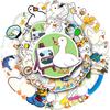 10/50pcs Mixed Cute Funny Big White Goose Stickers Duck Graffiti Stickers for DIY Luggage Laptop Skateboard Bicycle Stickers