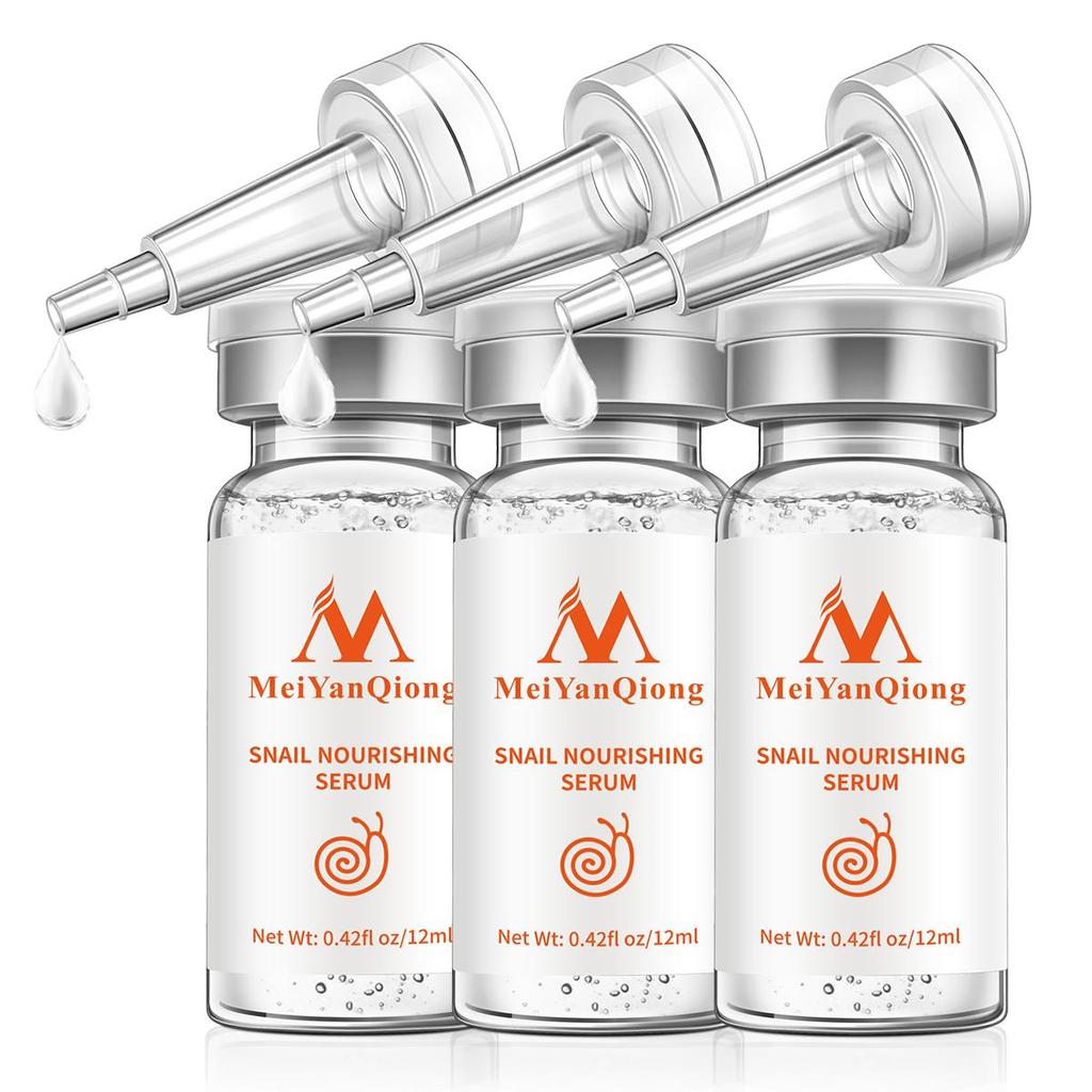 MeiYanQiong Слизь улитки Сыворотка Мелеуровая кислота Против морщин Антивозрастная Увлажняющая Подтягивающая кожу