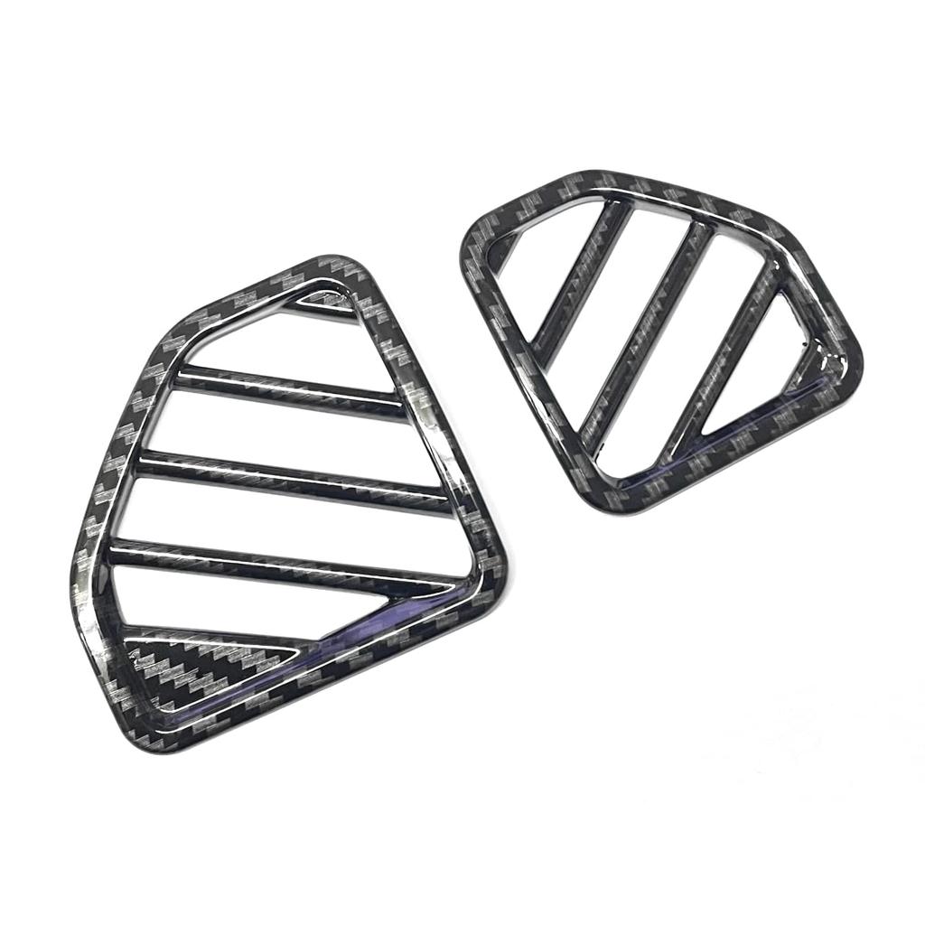 CGP Набор карбоновых накладок из 3 штук для Atrai и Hijet Cargo S700V/S710V, Подстаканник/Дефлектор кондиционера, Верхняя и нижняя части, D460-1D2D6D-SET3