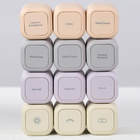 3 шт. Магнитные коробки для хранения, дорожные контейнеры, не содержащие BPA, устойчивые к утечкам, портативный шампунь