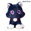 25Cm Game Genshin Black Cat Fluffy Impact Wanderer Pet Plush Toys Scaramouche Cat Cosplay Doll Soft Stuffed Pillow Gift For Kids