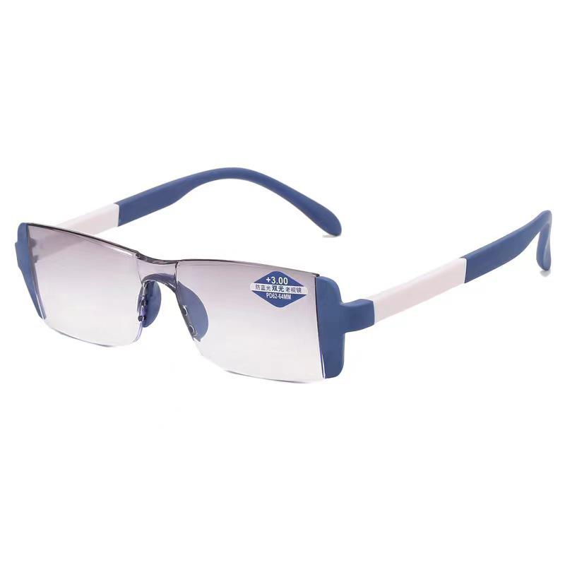 Очки двойного назначения с защитой от синего света для чтения на всех расстояниях, идеально подходят для людей среднего и пожилого возраста, популярные линзы высокой четкости.