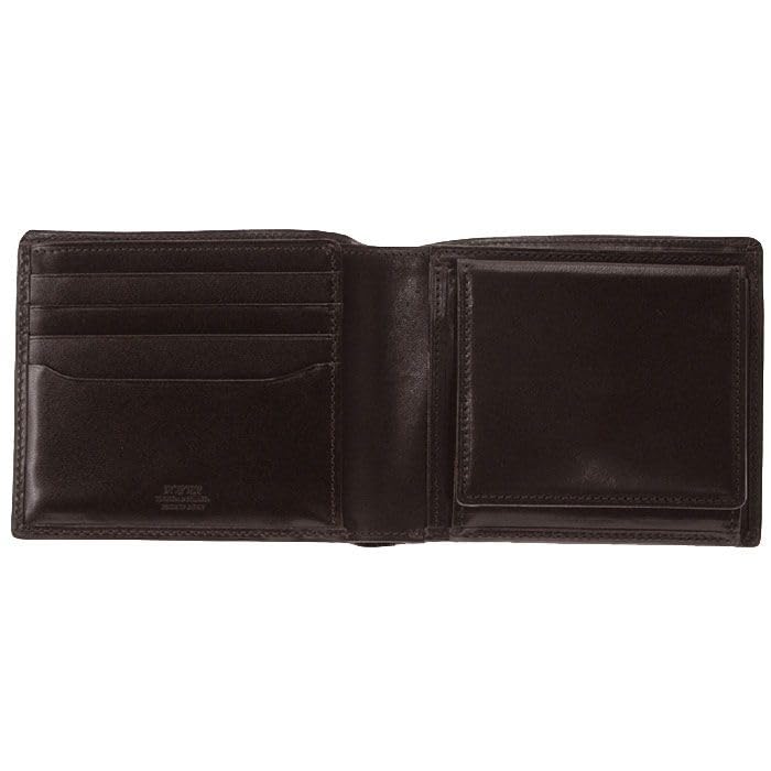 Porter Leather Sheen Bifold Wallet Men's (Black)