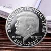 Сувенирная монета Трампа Второй президентский срок 2025-2029 гг. Коллекционная металлическая сувенирная монета с изображением Трампа Подарок для сторонников MAGA KAG
