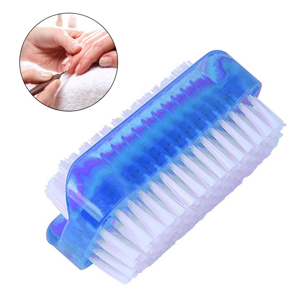 Nail Cleaning Brush Nail Finger Tip Scrubbing Brushes Double Sided Cleaning Scrubbing Brush for Toes Nails Hands Garden