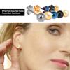 Surgical Stainless Steel Round Ball Ear Studs Earrings 5 Pair Set Assorted Sizes For Men Women
