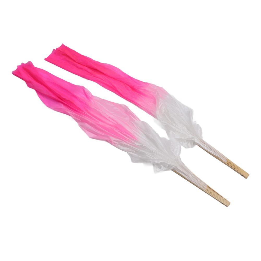1 Pair Foldable Fan Dance fan veils Handmade Fan Silk dance fan Dance fan Performance Fan