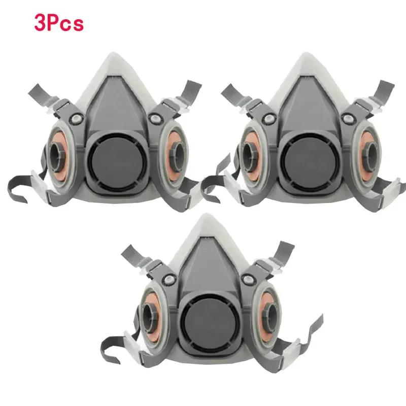 Half Mask Fit For 3M 6001/6002/6004 Filters Industrial 6200 Respirator Gas Mask Body Spray Paint Decoration Dustproof Mask 6200