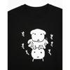 Cute Korean Puppy Graphic Tee Simple Casual Daily Wear Loungewear Short Sleeve Unisex Fashion T-Shirt For Men Women