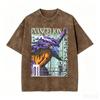 Neon Genesis Evangelion Anime, Unisex, Four-season Vintage, Old Cotton Washed T-shirt