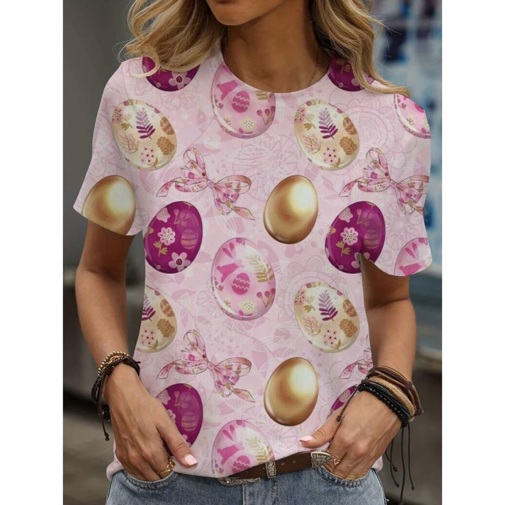 Новые футболки и футболки оверсайз с мультяшным принтом, свободные летние топы, мода 2025, футболки с коротким рукавом