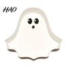 Cute Candy Dish Ghost Tray, 3D Printed Halloween Shape Desktop Storage Dish, Multifunctional Key Tray Jewelry Organizer Tabletop Decor for Party Home