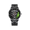 Stainless Steel Band Men's Quartz Watch Fashion 3D Car Wheel Sports Wrist Watch For Men