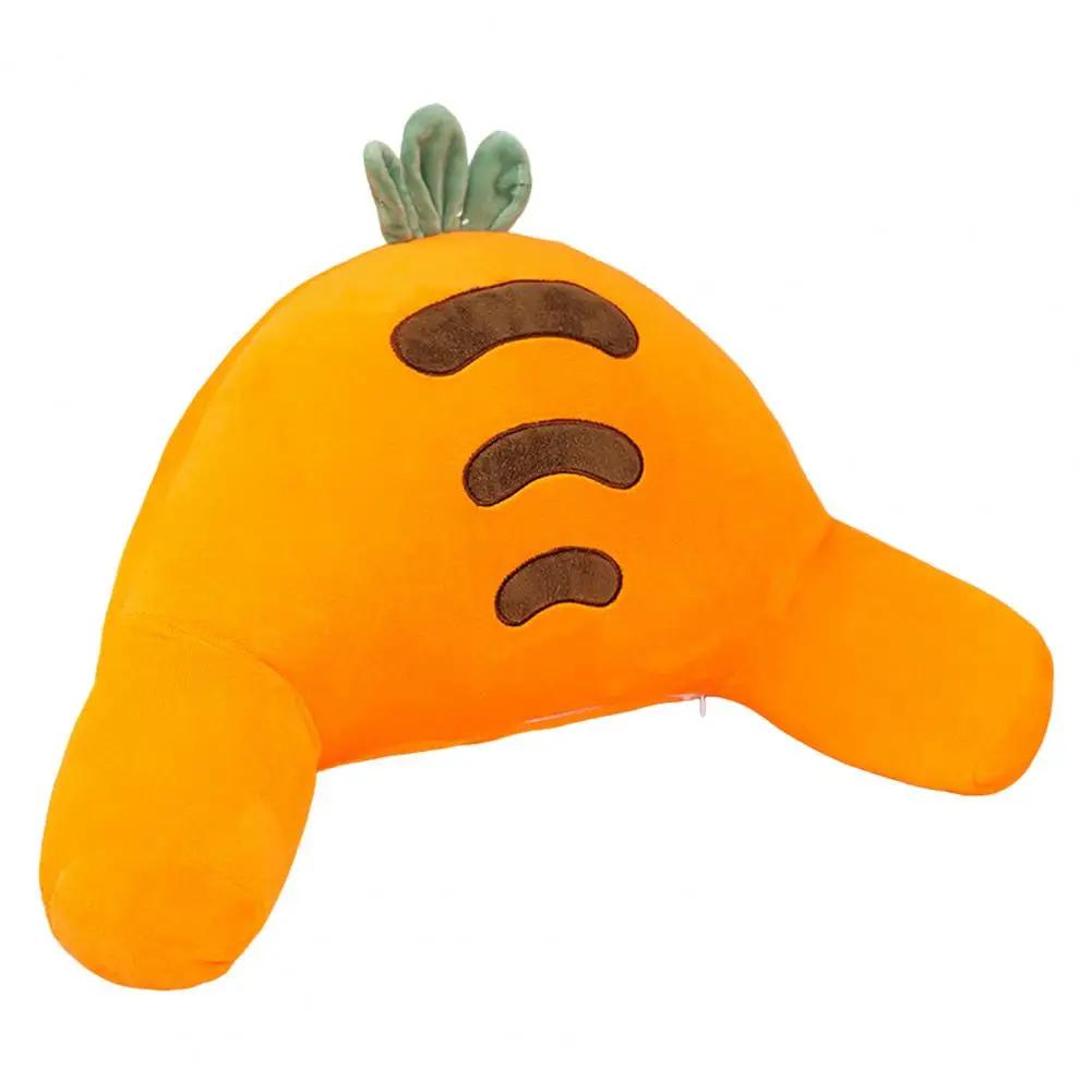 Arm Support Bed Pillow Cute Plush Throw Cushion for Sofa or Chair Waist Protector Backrest Pillow for Office Nap and Home Decor