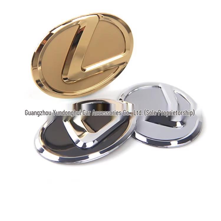 Наклейка-эмблема на руль Lexus ES для моделей NX, LX, IS, CT, RX, GS, LS.