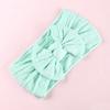 Новая детская повязка на голову, детская повязка-бант, вязаный тюрбан для девочки, детские эластичные повязки на голову, повязка на голову с бантом, аксессуары для волос для младенцев