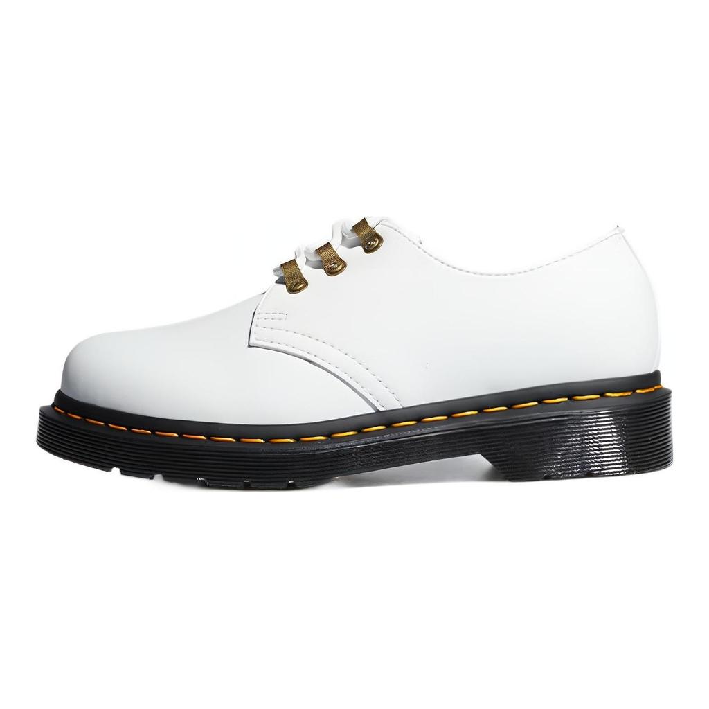 Dr. Martens 1461 Модные повседневные туфли в британском стиле с низким верхом, унисекс, повседневные туфли, белые 27643113