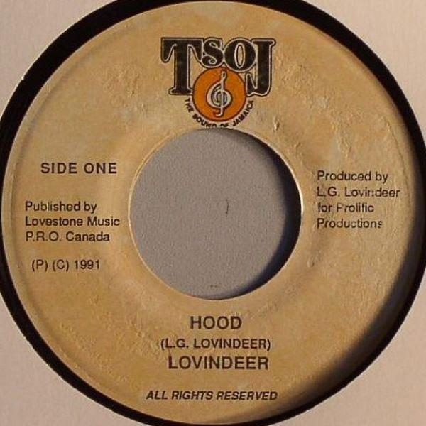 7inch Record LOVINDEER - Hood / Me Heart A Jump None TSOJ 1991 Jamaica Reggae, Ska & Dub