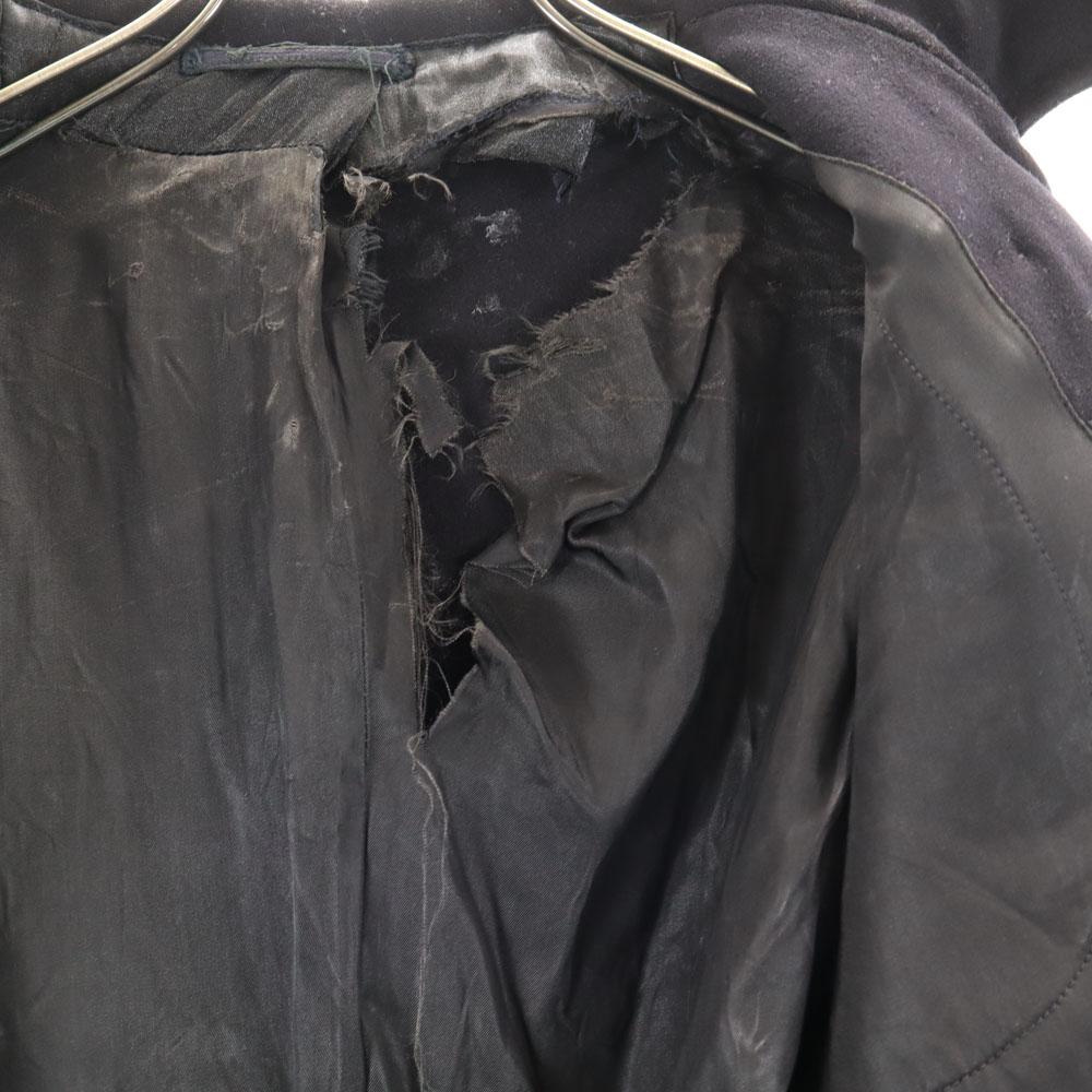 ВМС США 40-х годов 10-пуговичный винтажный NAVAL CLOTHING FACTORY Мельтоновое двубортное пальто 38 Мужской Б/У