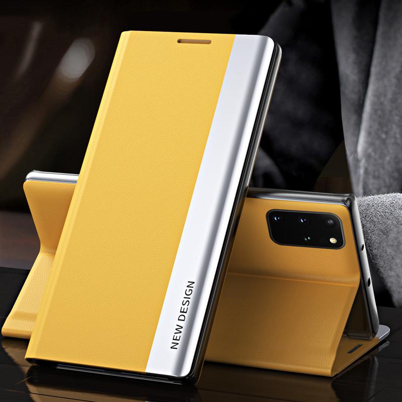 Магнитный чехол-книжка для Samsung S25 S24 S23 S22, кожаный чехол-книжка для Xiaomi 14 13 Redmi Note 12 11S 10S, противоударный чехол