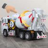 1/40 Scale Diecast Alloy Electric Mixer Car Model Metal Heavy Cement Mixe Truck Vehicles Car Model Sound and Light Childrens Toys Gift