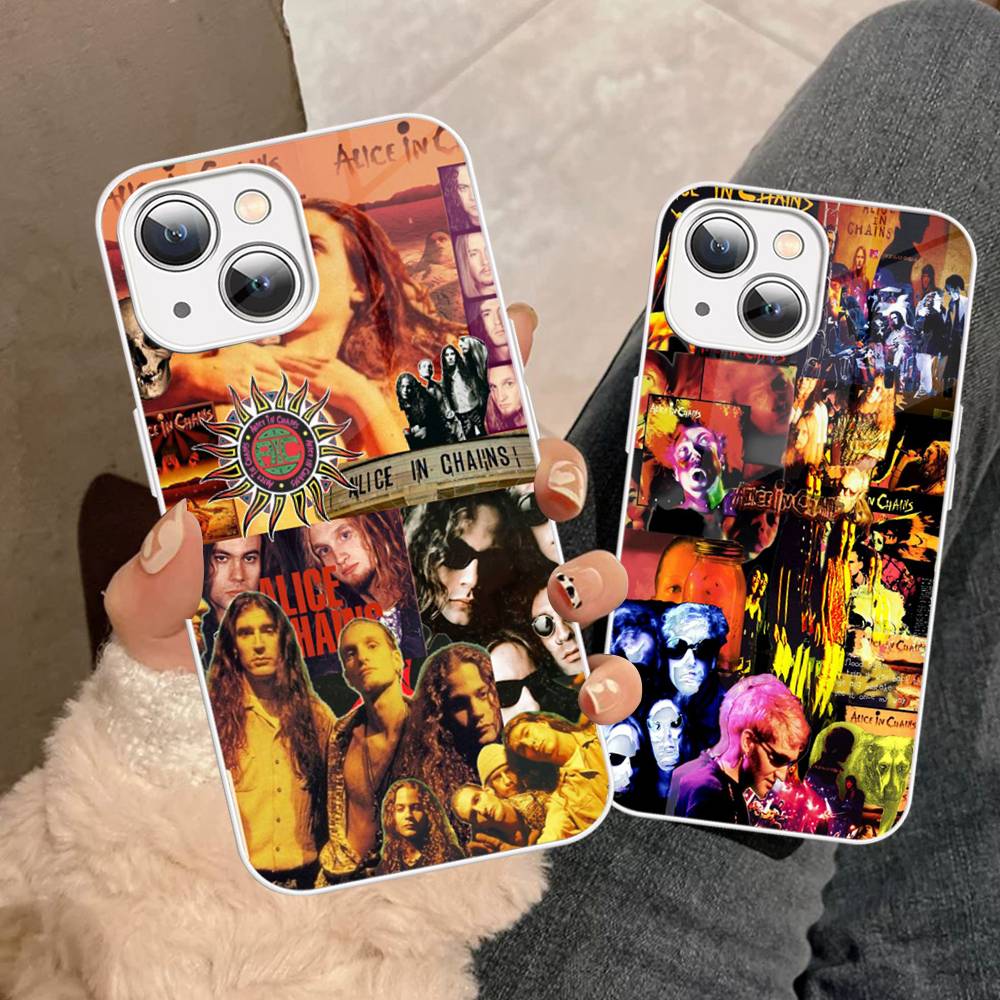 Музыка A-Alice In C-Chains Закаленное Стекло Для Iphone 14 13 12 11 Pro Mini XS MAX 14Plus X XS XR Чехлы