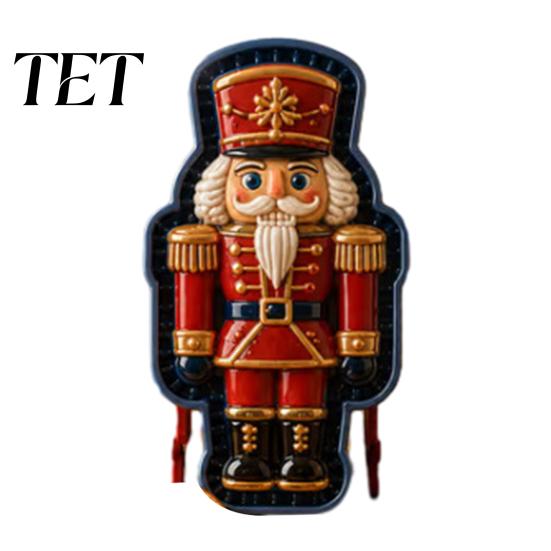 Nonstick Pastry Press Christmas Mini Pie Mold for Hand Pies, Holiday Gingerbread Man House Santa Claus Decorative Stampers Baking Tools Dough Cookies,