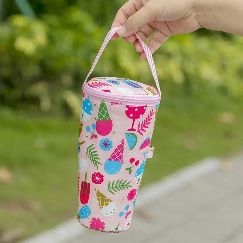 Сумки-термосы для детских бутылочек для молока, мультяшные, портативные, водонепроницаемые, термосумка для кормления, подогреватель для молока, охладитель, подвесные сумки для коляски