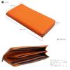 EIGHT ONE Genuine Leather Made In Japan Himeji Leather Long Wallet Ladies Zipper [PLUS +81] Men's L-shaped (All Beige)