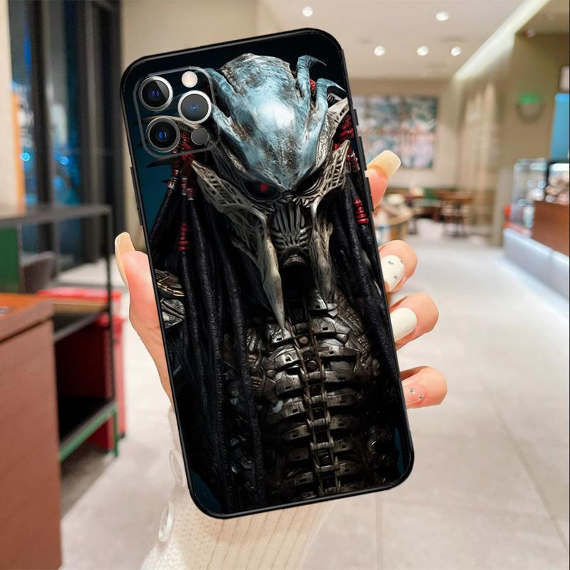 Чехол для телефона Alien Vs Predator для iPhone 17 Air 16 14 13 11 15 Pro Max mini 15 16 Plus 16e Защитный чехол