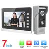 7-дюймовый TFT LCD проводной видеодомофон 2-сторонняя система ночного видения водонепроницаемая система безопасности для дома