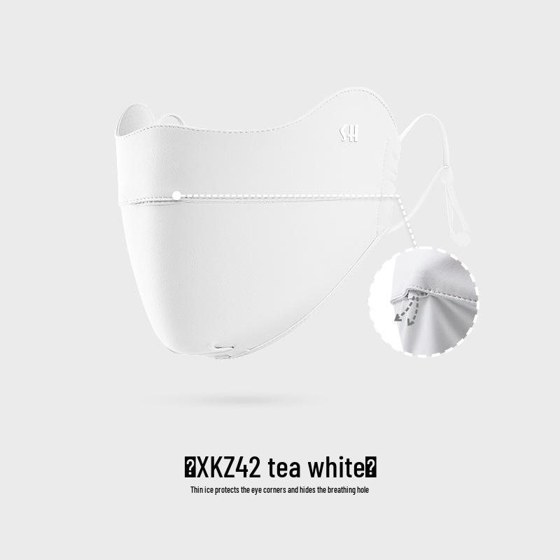 Женская летняя велосипедная маска от солнца - Дышащий ледяной шелк с защитой уголков глаз