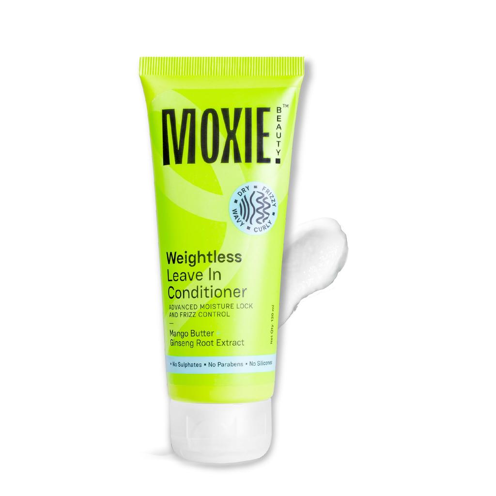 MOXIE BEAUTY Несмываемый кондиционер для волос | Для женщин и мужчин | Для вьющихся, сухих, волнистых и кудрявых волос | Удержание влаги в волосах на 94%