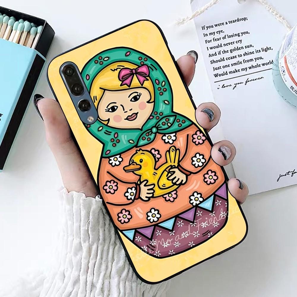 Russian Dolls Matryoshka Phone Case For Huawei P 8 9 10 20 30 40 50 Pro Lite Psmart Honor 10 Lite 70 Mate 20lite