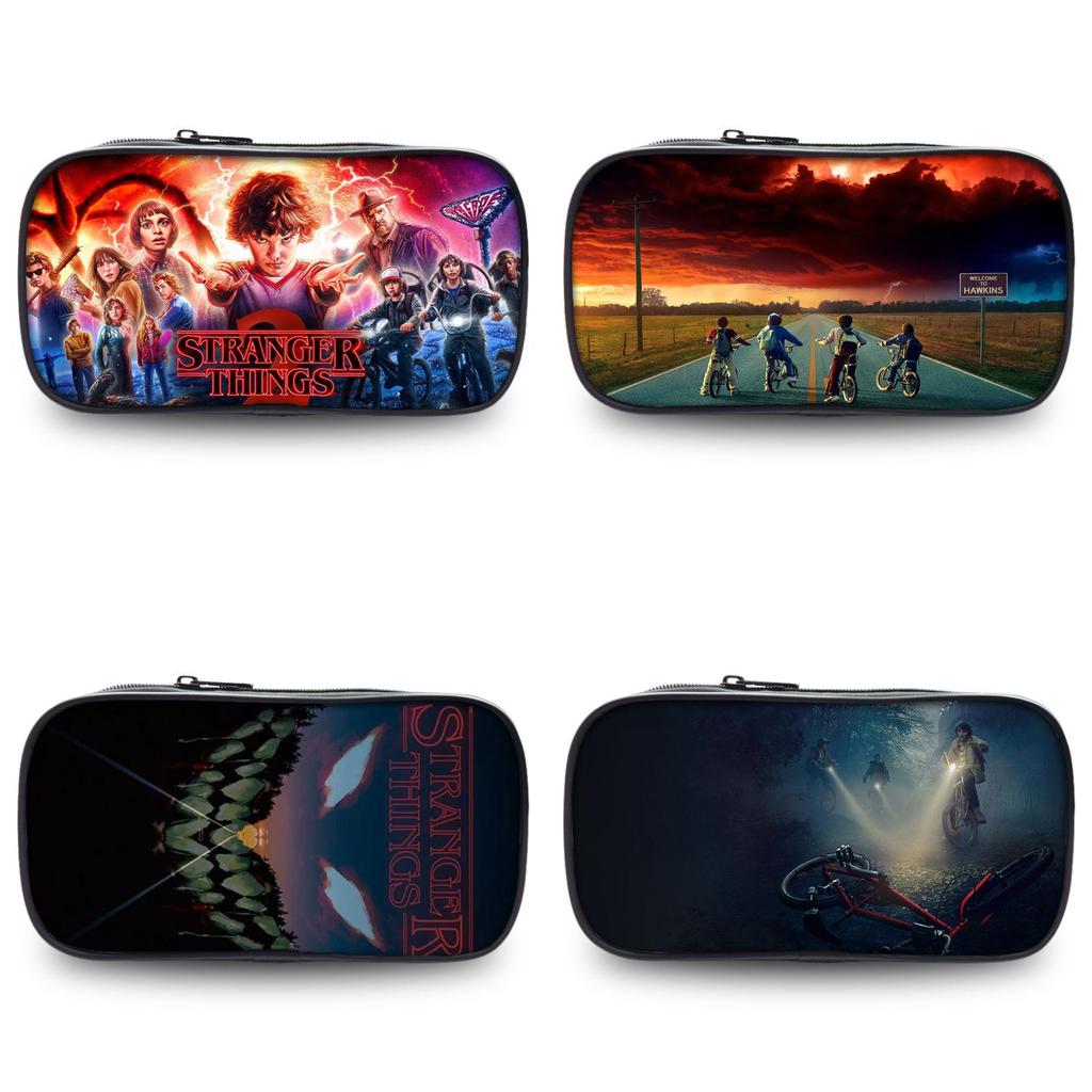 Пенал Stranger Things из нейлона для школьников и детей