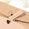 Ornament Enclose 10M Strings Kraft Paper “Merci” Labels Thank You Hanging Tags Handmade With Love