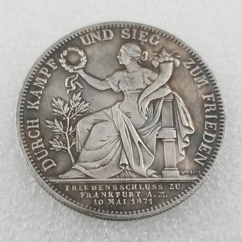 1871 German Commemorative Collectible Souvenirs Silver Coins