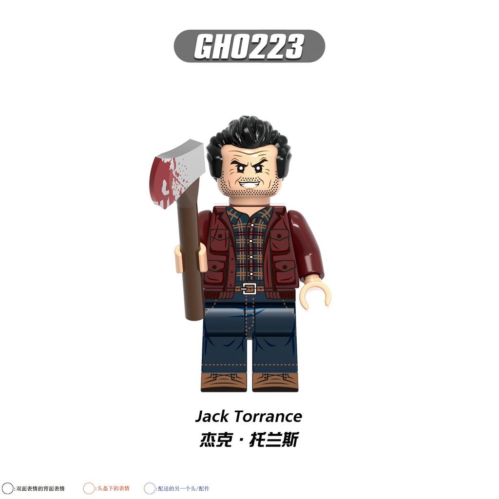 Halloween Zombie Building Block Figure Scary Zomie Mini Assembly Toy for Kids Boys Girls Gift 8PCS